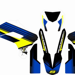 Kit adhesivos Sherco 2020 – Azul / Amarillo Racing